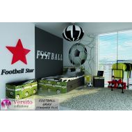 Łóżko tapicerowane FOOTBALL GREY STANDARD PLUS z materacem - football_gray_standard_plus.jpg
