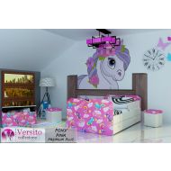 Łóżko tapicerowane PONY PINK PREMIUM PLUS z materacem - pony_pink_premium_plus.jpg