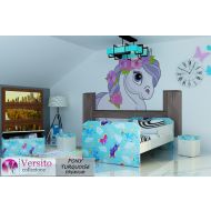 Łóżko tapicerowane PONY TURQUOISE PREMIUM z materacem - pony_turquoise_premium.jpg