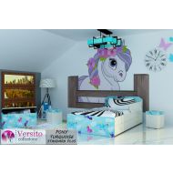 Łóżko tapicerowane PONY TURQUOIS STANDARD PLUS z materacem - pony_turquoise_standard_plus.jpg
